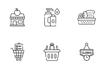 Food And Grocery Icon Pack