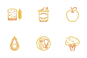 Food And Nutrition Day Icon Pack