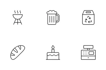 Food And Restaurants Icon Pack