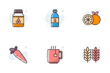 Food And Shopping Icon Pack