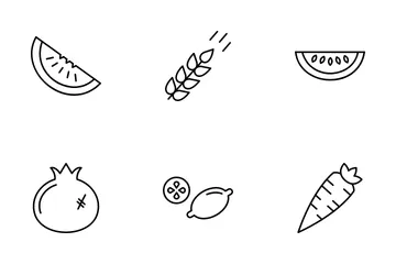 Food And Vegetables Icon Pack