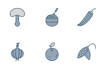 Food And Vegetables Icon Pack