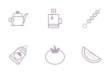 Food And Vegetables Icon Pack