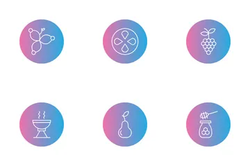 Food And Vegetables Icon Pack