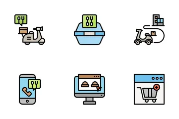 Food Application Icon Pack