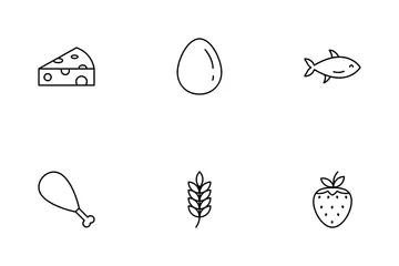 Food Classification Icon Pack