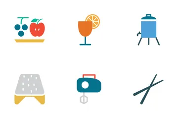 Food Colored Icons Icon Pack