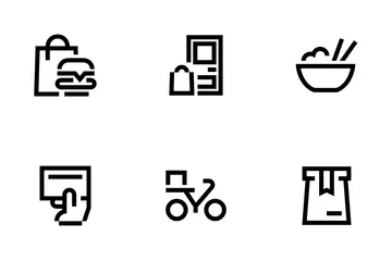 Food Delivery Icon Pack