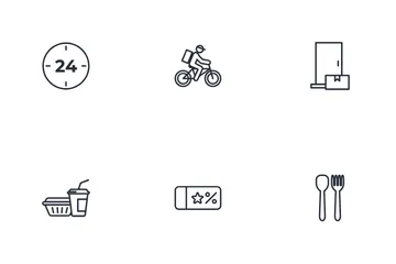 Food Delivery Icon Pack