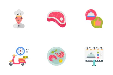 Food Delivery Icon Pack