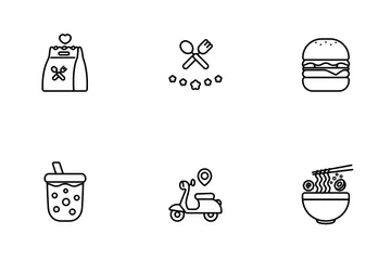 Food Delivery Icon Pack