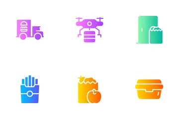 Food Delivery Icon Pack