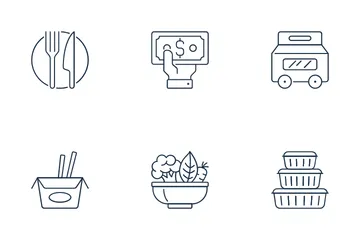 Food Delivery Icon Pack