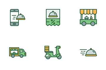 Food Delivery Icon Pack