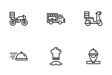 Food Delivery Icon Pack