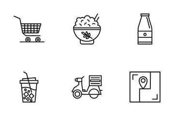 Food Delivery Icon Pack