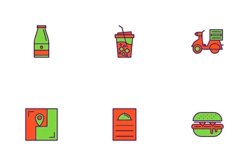 Food Delivery Icon Pack