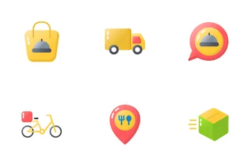 Food Delivery Icon Pack