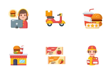 Food Delivery Icon Pack