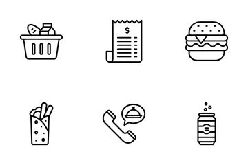 Food Delivery Icon Pack