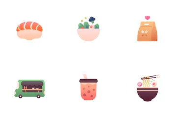 Food Delivery Icon Pack