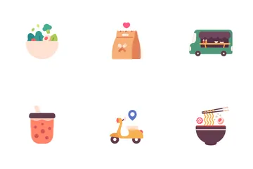 Food Delivery Icon Pack