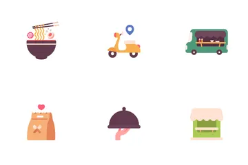 Food Delivery Icon Pack