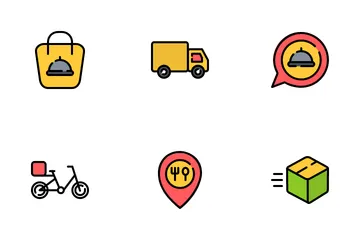 Food Delivery Icon Pack