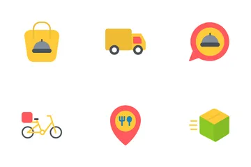 Food Delivery Icon Pack