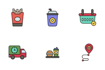 Food Delivery Icon Pack