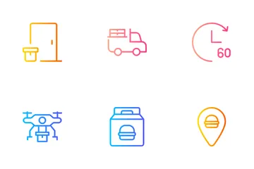 Food Delivery Icon Pack