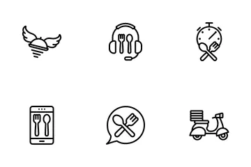 Food Delivery Icon Pack