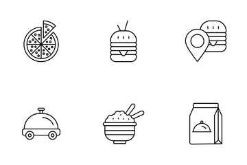 Food Delivery Icon Pack