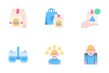 Food Delivery Icon Pack