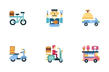 Food Delivery Icon Pack