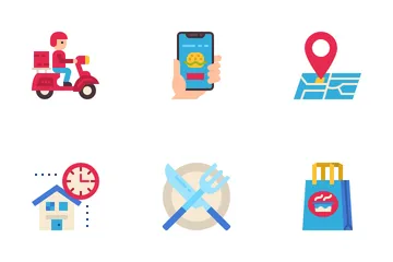 Food Delivery Icon Pack