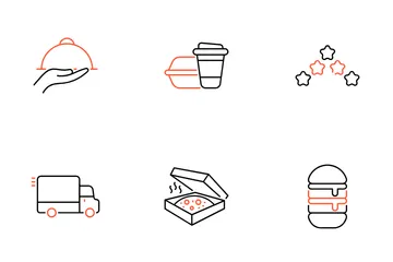 Food Delivery Icon Pack