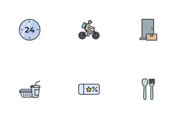 Food Delivery Icon Pack