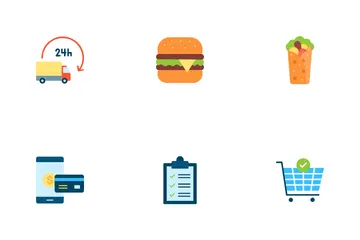 Food Delivery Icon Pack