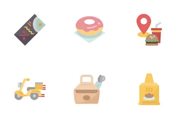 Food Delivery Icon Pack