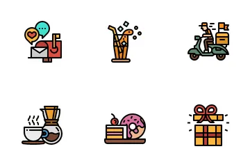 Food Delivery Icon Pack