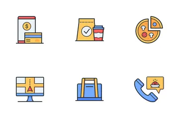 Food Delivery Icon Pack