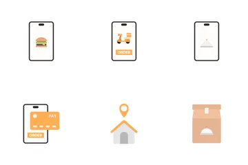 Food Delivery Icon Pack