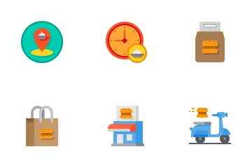 Food Delivery Icon Pack