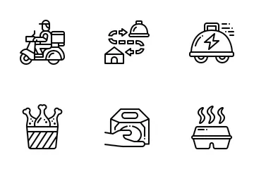 Food Delivery Icon Pack