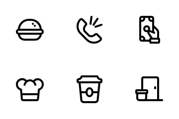 Food Delivery Icon Pack