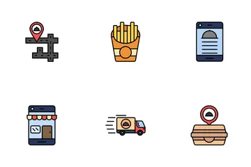 Food Delivery Icon Pack