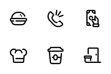 Food Delivery Icon Pack