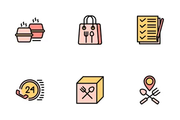 Food Delivery Icon Pack