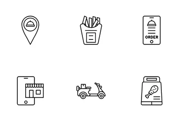 Food Delivery Icon Pack